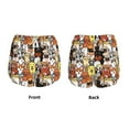 thumbnail image 5 of Lsque Cats & Dogs Group Printed Women's Running Shorts with Liner Pockets,Elastic Quick Dry Workout Athletic Gym Yoga Shorts,Womens High Waist Shorts-Medium, 5 of 9