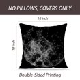 thumbnail image 2 of LALILO Throw Pillow Covers Structure Wireframe Wireframe Structure Cushion Cover 18" x 18", 2 Pack, 2 of 6