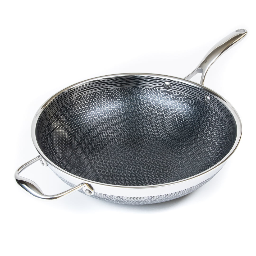 HEXCLAD Commercial 12'' Fry-Pan Hybrid Stainless Steel priced accordingly 