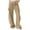 Khaki, variant on Hxlamzoo Pants for Women - Loose Wide-Leg Elastic Waistband Casual Trousers - Solid Color Comfortable Everyday Wear