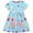 Blue Ice Cream, variant on 2-7T Little Girl Short Sleeve Dress Ice Cream Cotton Casual Applique Tunic Shirt Dresses