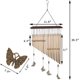 thumbnail image 3 of 18 tubos clásicos de madera maciza, metal, aluminio, campanas de viento, decoración colgante, regalos artesanales, jardín, tienda, campana de viento (dorado 18), 3 of 5