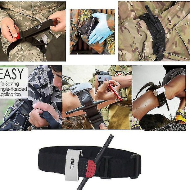Torniquete Táctico Emergencia - Aplicación Una Mano, Portátil