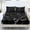 Black Marble, variant on Qpednta Vintage Toile Blue Sheets Set, 3 Pieces Fitted Sheet Set with 2 Pillowcases, with Deep Pocket Fitted Sheet for Home Decoration