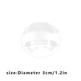 thumbnail image 3 of Pasteur en Verre Gemme en Forme de Rondeur - Conservation de Bijoux, Pratique, Simple, Ornement de Bijou pour Embellissement de Bijoux, Protection, Usage 30 mm, 3 of 9