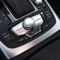 thumbnail image 4 of Real Bright Soft Car Interior Carbon Fiber Sticker DecorationCarbon Fiber Interior Multimedia Knob Button Cover For Audi A6 A7 2012-2018Auto Car Protection Interior Accessories, 4 of 8