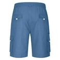 thumbnail image 5 of Ramiter Work Shorts for Men Men's Cargo Shorts Relaxed Fit, Cotton Twill Work Shorts, Outdoor Lightweight Casual Shorts for Men with Pockets Blue,4XL, 5 of 6