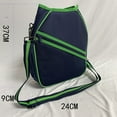 thumbnail image 4 of GLFILL Pickleball Paddle Cover with Strap 9.4 x 14.5 x 3.5 Inches Load Two Paddles Green Blue, 4 of 8