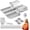 10, variant on Drywall Repair Clips for 1/2 & 5/8 Inch Panels, Stainless Steel Drywall Clips Repair Kit with Screws for Wall Hole Patch, Sheetrock Repair, Drywall Patch Repair Kit (10)