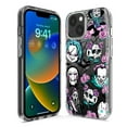 thumbnail image 2 of MUNDAZE Case for Apple iPhone 15 Plus Hybrid Shockproof Slim Hard Soft TPU Shell Heavy Duty Protective Phone Cover - Roses Halloween Spooky Horror Characters Spider Web, 2 of 5