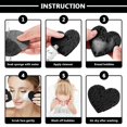 thumbnail image 4 of Esponjas faciales Nuenen, 60 unidades, con recipiente en forma de corazón, 4 of 6