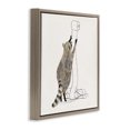 thumbnail image 3 of Stupell Industries Raccoon Toilet Paper Hoarder Animals & Insects Painting Brown Floater Framed Canvas Art Print Wall Art, 25 x 25, 3 of 9