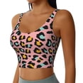 thumbnail image 2 of Hirioo Leopard for Women's Sports Vest with Full-Print Design, Stretchy Fabric and Removable Pads-XX-Large, 2 of 8