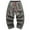 Grey, variant on Mens Winter Thicken Pants Oversized Warm Retro Solid Color Thick Lamb Wool Pant Trendy Streetwear Hop Loose Soft Comfortable Straight Les Trousers Black XXXXXL