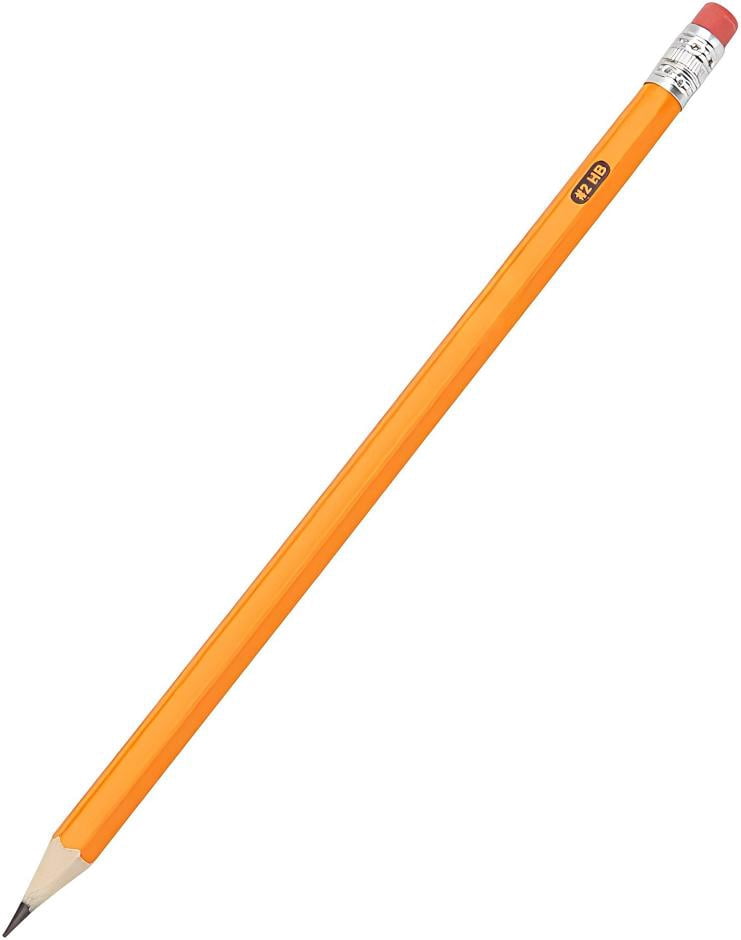 Wood-Cased #2 HB Pencils, Yellow, Pre-sharpened, Bulk Pack, 320 pencils