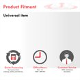 thumbnail image 4 of Universal for Car Motorcycle 12mm Crankcase PVC Valve Vent Mini Dry Cone Intake Air Breather Filter + Clamp (Red) - JDM CAI SRI Cold Turbo Induction, 4 of 4