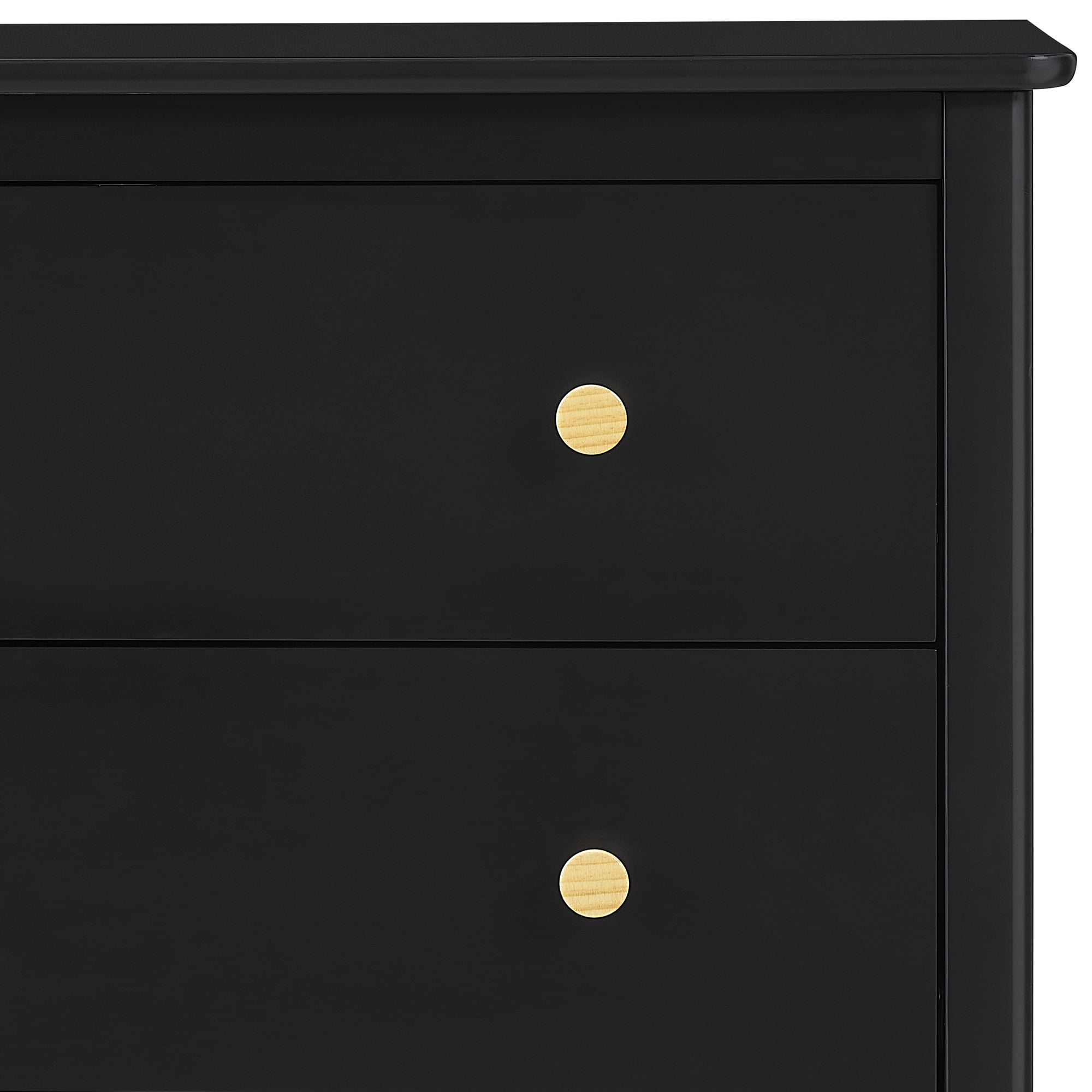 Delta Children Casey 3 Drawer Dresser, Ebony/Natural