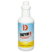 Big D Industries Enzym D Digester Liquid Deodorant, Lemon, 32oz, 12/Carton