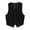 Black_ElZb1, variant on Mens Suit Vest, Business Formal Dress Vest Solid Slim Fit Waistcoat Everyday Wear Size L2