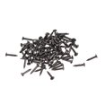 thumbnail image 3 of Uxcell 1.2mmx8mm Tiny Nails Brass Passivation Black 200 pack, 3 of 5