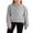 Gray, variant on Hotiary 7-14Y Girls Casual Half Ziper Hoodies Long Sleeve Solid Color Pullover Sweatshirts With Thumb Hole