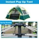 thumbnail image 4 of Tienda Pop para exteriores, tienda de campaña automática instantánea portátil resistente al agua para 2-3/3-4 personas, tienda familiar para acampar, senderismo y mochilero,Blue, 4 of 6