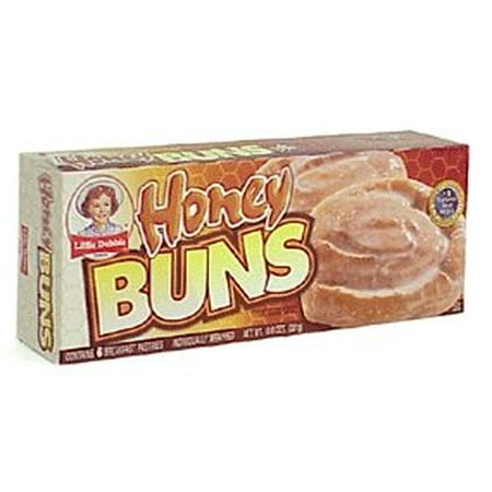 Little Debbie Honey Buns, One Box, 6 Honey Buns Per