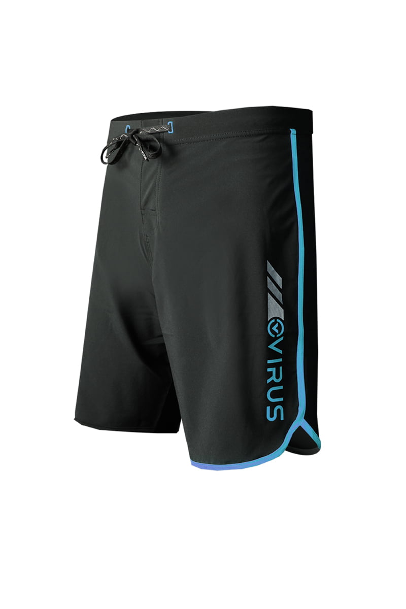 Virus ST1 Men's Airflex Cool Training BLACK/BLUE Shorts,Crossfit,MMA,BJJ,Gym 