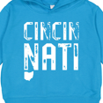 thumbnail image 3 of Inktastic Cincinnati, Ohio Distressed Font Toddler Hoodie, 3 of 4