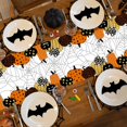 thumbnail image 3 of Pumpkin Cobweb Halloween Table Runner - Scary Themed Spooky Table Cloth for Party Decor - 13 x 72 Inch, 3 of 7