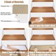 thumbnail image 5 of Alfombrilla de escalera antideslizante autoadhesiva | Acrílico suave absorbente | Alfombra de rayas silenciosas | Cortable lavable antideslizante | Duradero Resistente al desgaste | 30x8 pulgadas |, 5 of 7