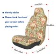thumbnail image 3 of Daiia Colorful Paisley Printed Car Seat Cover - Waterproof & Sweatproof - Universal Fit, Machine Washable, Non-Slip - Seat Protector for Car, Truck, SUV, Van (1 Pack), 3 of 5