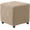 Khaki, variant on Bifaun Vogel Ottoman Square Stretch Foot Stool Slipcovers Square Foot Rest Covers Protector with Elastic Band Washable Storage Ottoman Cover S Beige