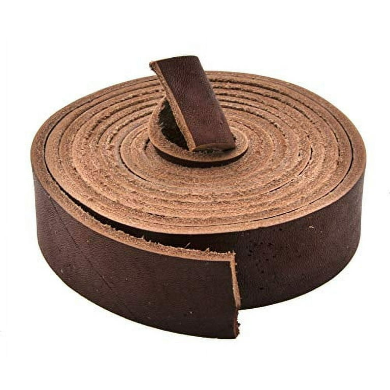 Mandala Crafts Genuine Leather Strap - Brown Cowhide Leather Strips for  Crafts - Strap Leather Wrap for Handbag Saddle Belt Jewelry Making Craft  Leather Straps 2.5 Inches Wide 4.2 Feet Long 