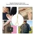 thumbnail image 4 of Golden Flute Keychain, Mini Instrument Keychain Brass Fade  Cute Beautiful 3D Design  For Wallets, 4 of 8