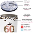 thumbnail image 3 of Vivulla68 Happy 60th Birthday Gifts For Women, 60 Birthday Gifts For Women, Birthday Gifts For 60 Year Old Woman, 1965 Birthday Gifts Women, Turning 60 Gifts, 60th Birthday Tumbler With Lid and Straw, 3 of 3