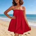 thumbnail image 1 of Sentmoon Robe Maxi à Bretelles Spaghetti Femmes Robes de Printemps 2026 Été Couleur Unie Sans Manches Respirante Coupe Régulière Essentiels de Plage Longues Robes Boho pour le Travail et la Fin de Semaine P-3TG, 1 of 8