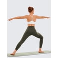 thumbnail image 3 of Leggings Deportivos CRZ YOGA Sensación Desnuda Cepillada 25" - Pantalones de Yoga Mujer de Cintura Alta con Compresión y Control de Abdomen Verde Oliva Talle XS, 3 of 4