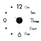 thumbnail image 2 of Reloj de pared DIY, kit de reloj de pared 3D con de silenciamiento de espejo moderno sin marco para el dormitorio de de Black_S, 2 of 6