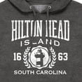 thumbnail image 3 of Instant Message - Hilton Head Island Collegiate - Men's Pullover Hooded Fleece Sweatshirt, 3 of 6