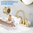 thumbnail image 2 of CoSoTower 2-Handle&nbsp;Bathroom&nbsp;Sink&nbsp;Faucet&nbsp;With&nbsp;Pop-Up&nbsp;Drain（Brushed Golden）, 2 of 6