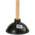 thumbnail image 4 of Kendik Rubber Toilet Plunger with Wood Handle. Clears Toilets, Sinks, Drains., 4 of 9