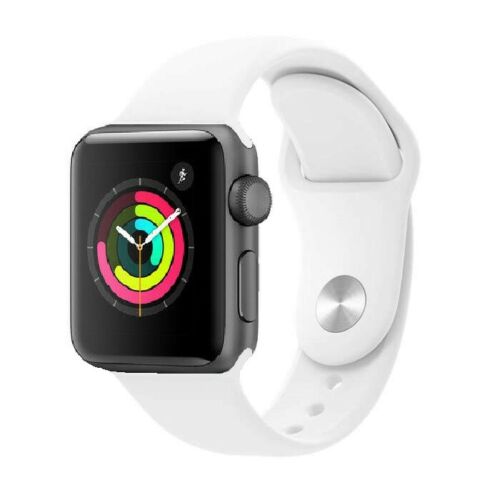 space gray with white band