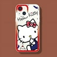 thumbnail image 1 of Cartoon Hello Kitty Cute Phone Case For iPhone 14 13 12 mini 11 Pro Max 8 7 Plus XR XS X Angel Eyes LXY, 1 of 7