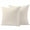Beige, variant on 2 Pack Outdoor Waterproof Throw Pillows, Modern Solid Color Cream Art Decorative Square Pillow Case Patio Pillows for Chair Couch Sofa 16x16in