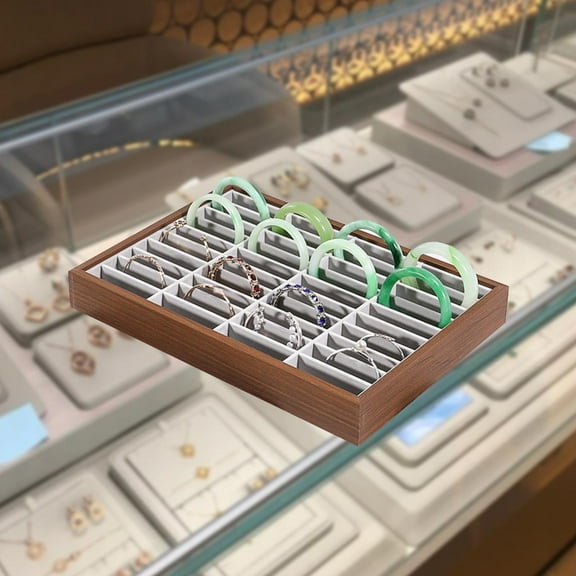 Segolike Jewelry Display Tray Showcase Multipurpose Countertop Jewelry Storage Tray Ear Display for Jewelry Broadcasting