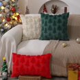 thumbnail image 6 of Lomyolo Farmhouse Decoration Christmas Tree Pillow Covers Pack of 2 - 12×20 Soft Faux Fuzzy Sofa Decorative Throw Cushions Cozy Fleece Fabric for Home Winter Holiday Christmas Decor, 6 of 7