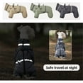thumbnail image 6 of HQREA Full Body Dog Winter Coat Fleece Waterproof Small Medium Dogs Snow Jacket Onesie with Harness, 6 of 6