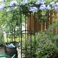 thumbnail image 2 of Garden Climbing Plant Trellis, Black Trellis Plant Vine Support, Plant Support Stakes For Roses, House Pots, Tomatoes, Vegetables - Style:Style 3;, 2 of 5