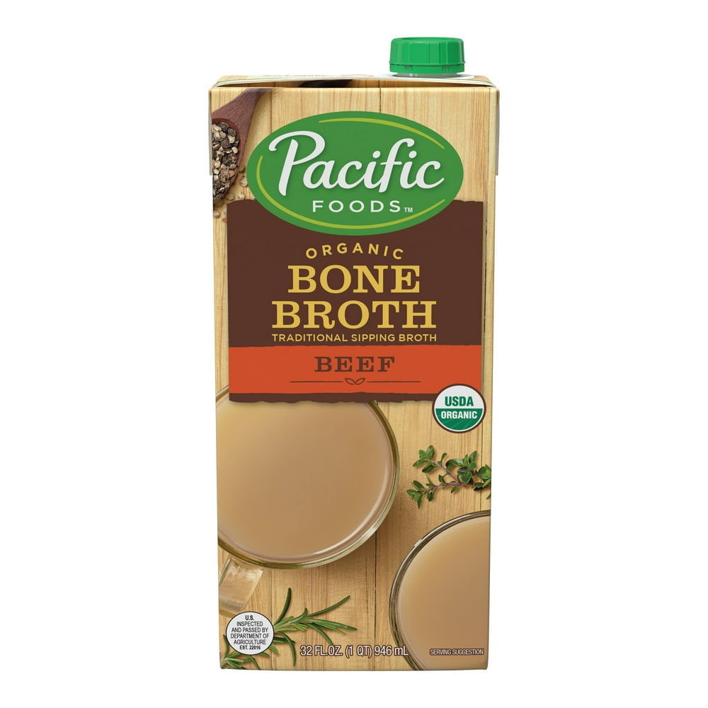 Pacific Foods Organic Beef Bone Broth, 32oz